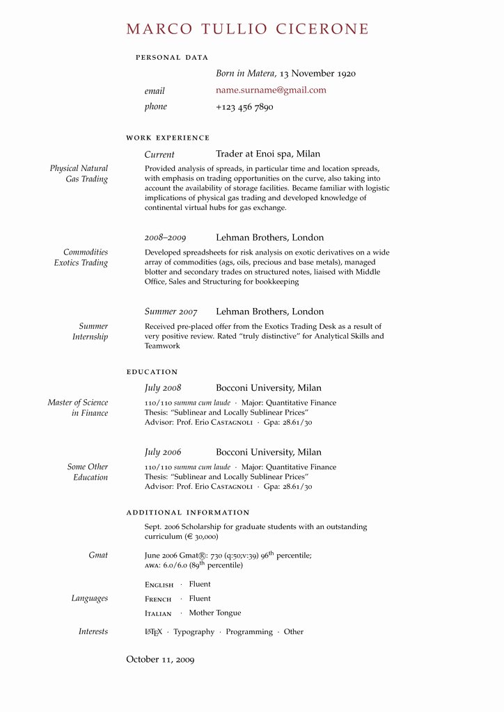 latex cv template mit 3022