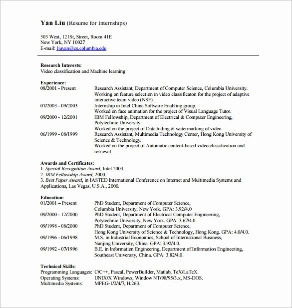 latex resume