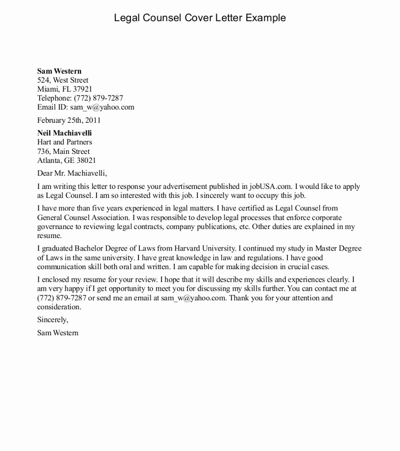 Law School Cover Letter Sample 3l Law School Cover Letter
