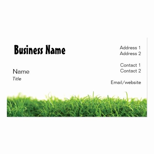 Lawn Care Business Card Templates