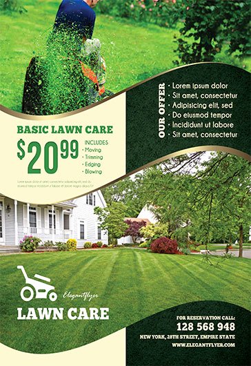 Lawn Care – Free Flyer Psd Template – by Elegantflyer