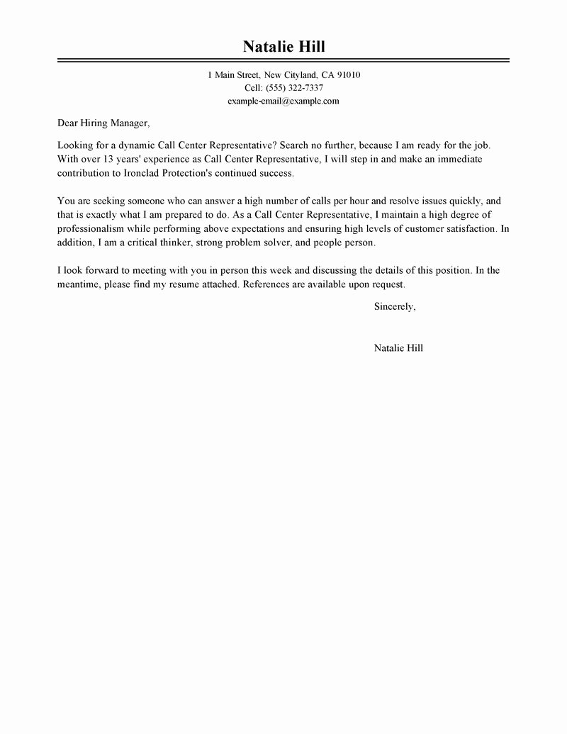 Leading Customer Service Cover Letter Examples &amp; Resources