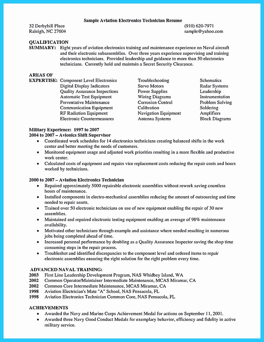 Learning to Write A Great Aviation Resume