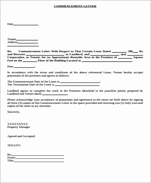 Lease Transfer Letter Template 6 Free Word Pdf format