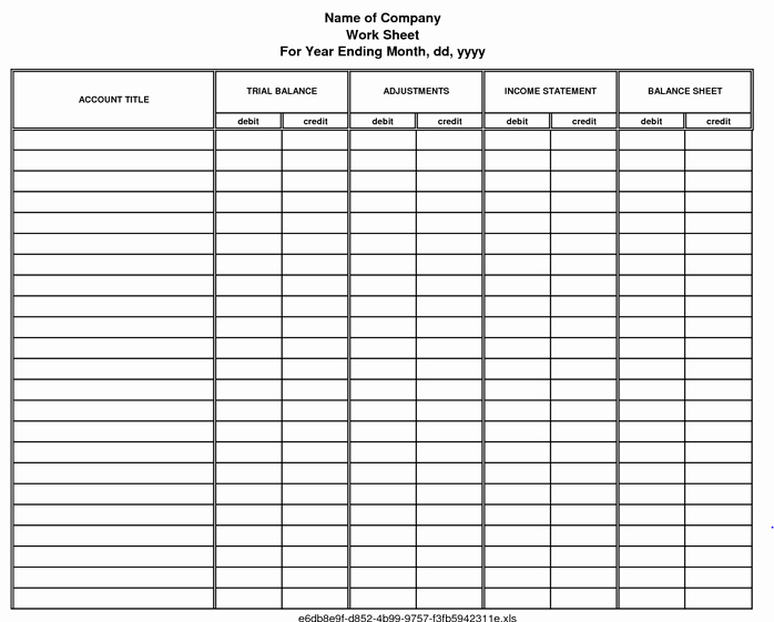 Ledger Account format In Excel Free Download Excel