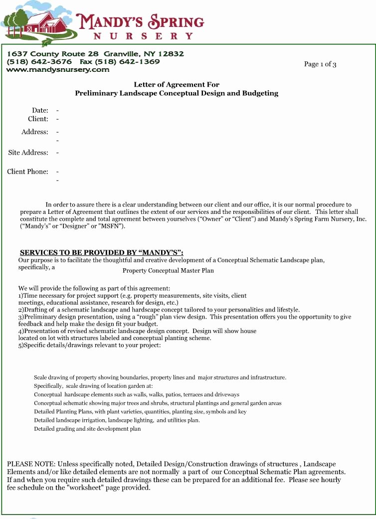 Letter Agreement Free Printable Documents