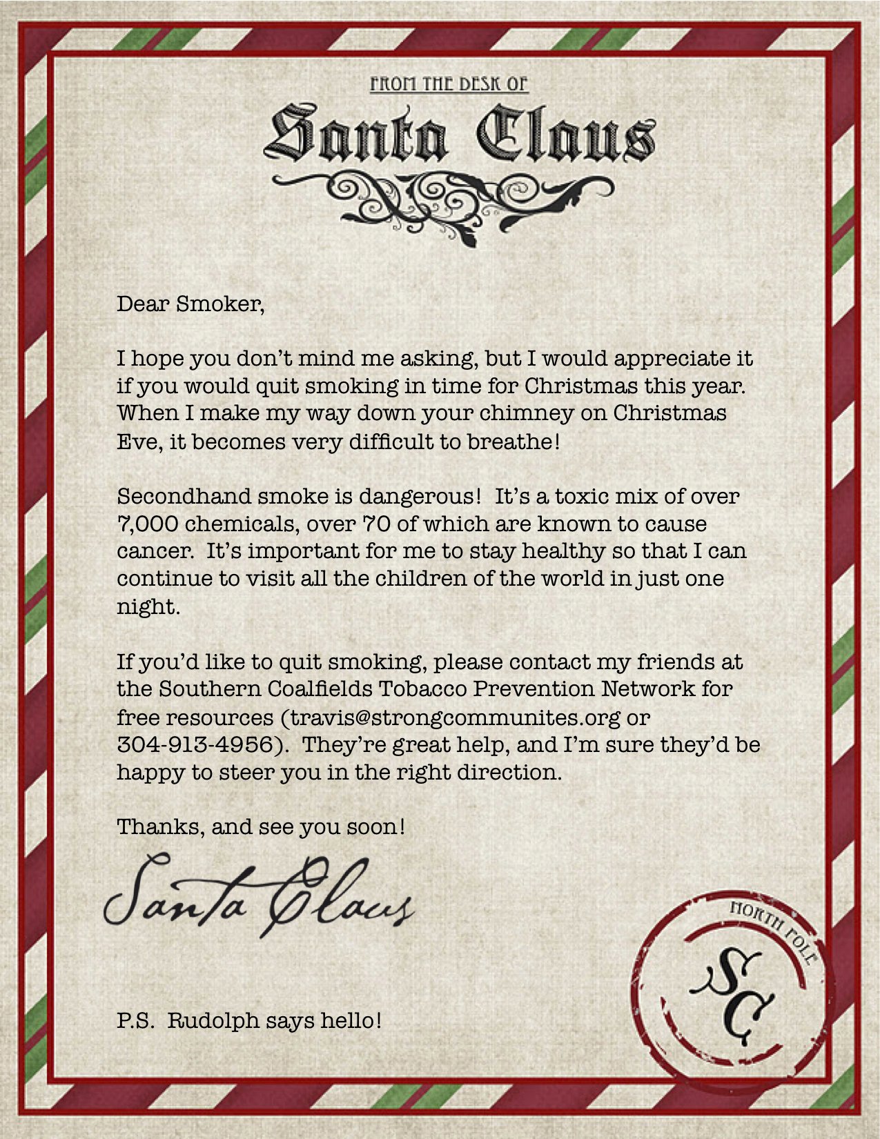 Letters From Santa Templates