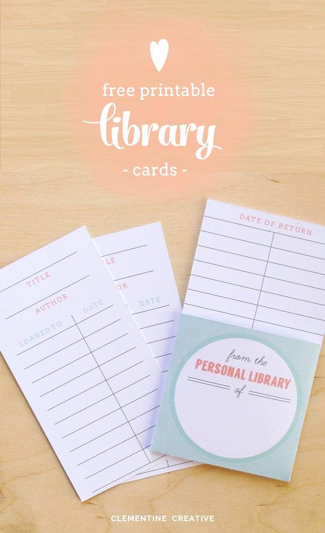 Library Card Invitation Template – orderecigsjuicefo