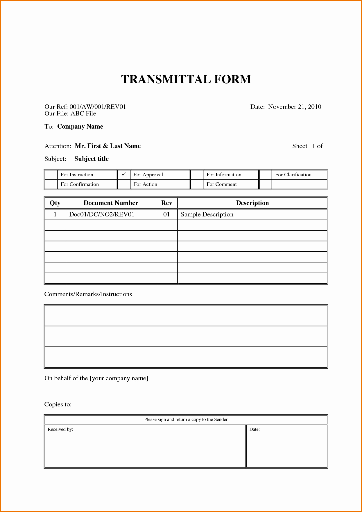 List Of Synonyms and Antonyms Of the Word Transmittal