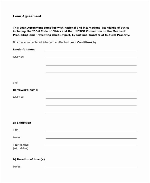 Loan Agreement form 14 Free Pdf Documents Download