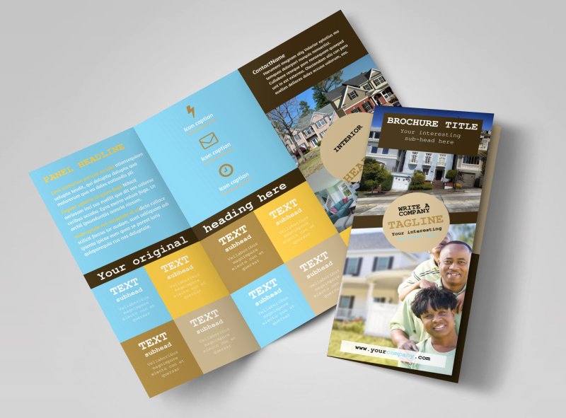 Local Real Estate Agent Brochure Template