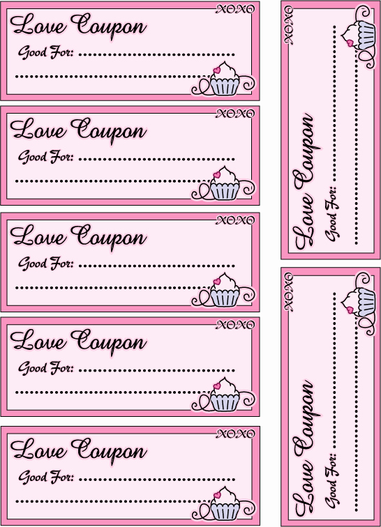 Love Coupon Template