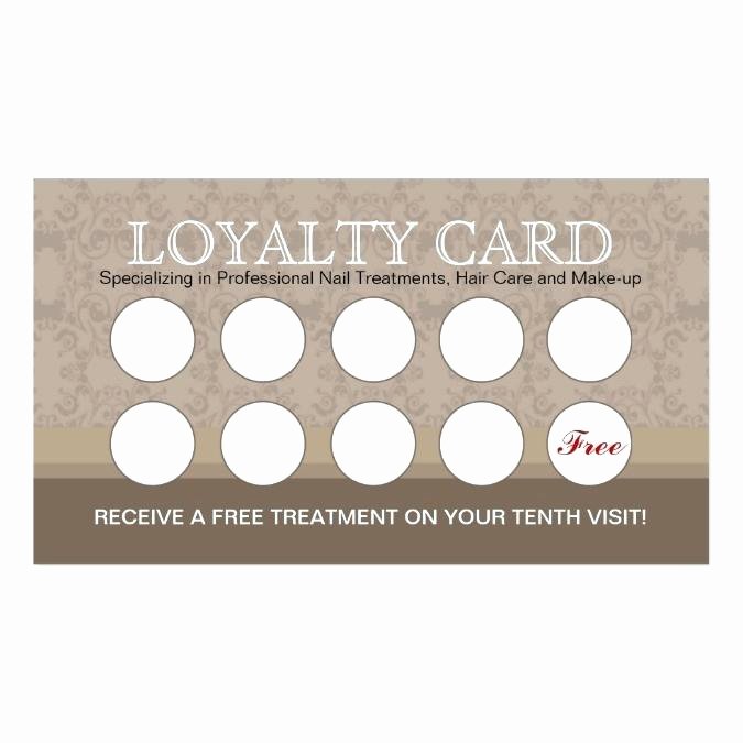 Loyalty Card Template Printing Cape town Cards Free Stamp