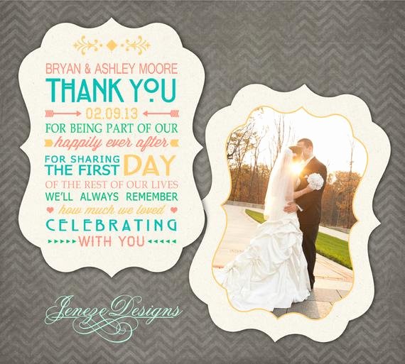 Luxe Wedding Thank You Card Shop Template Item Tc018
