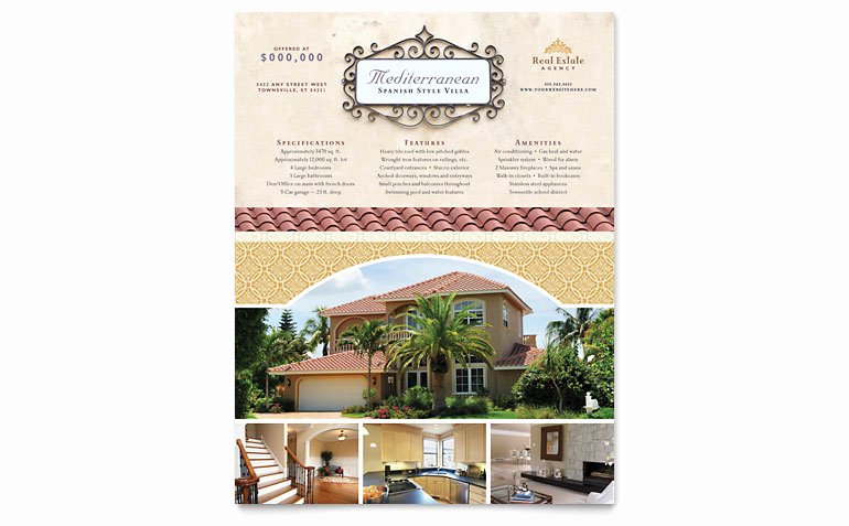 Luxury Real Estate Flyer Templates RE D