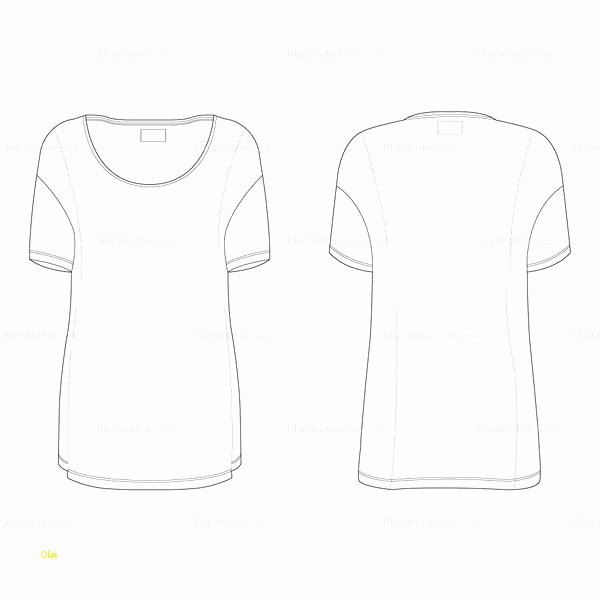 Luxury T Shirt Template Illustrator