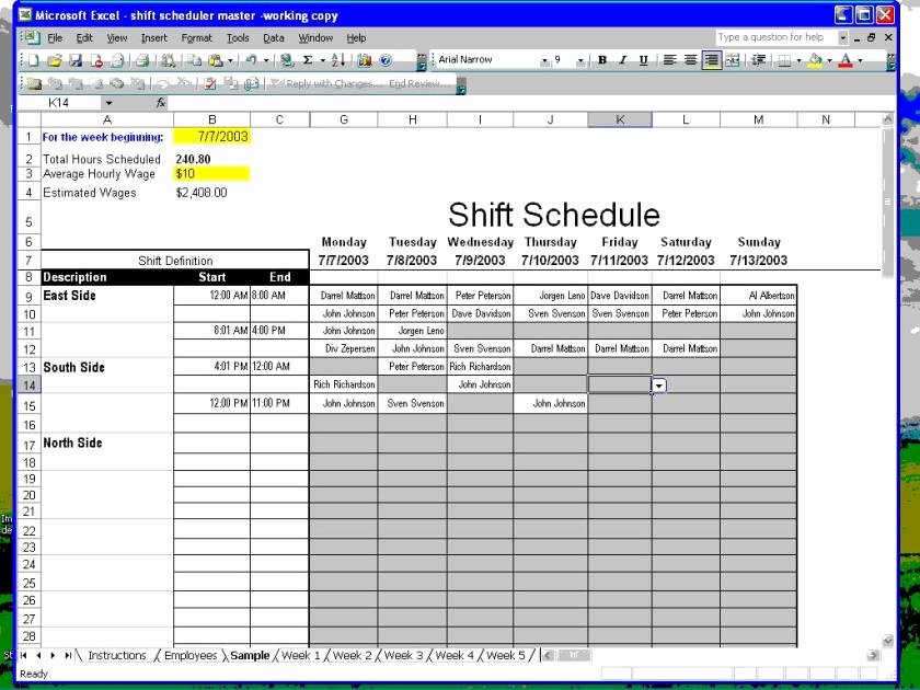 Make Schedules How to Make Employee Work Schedules In