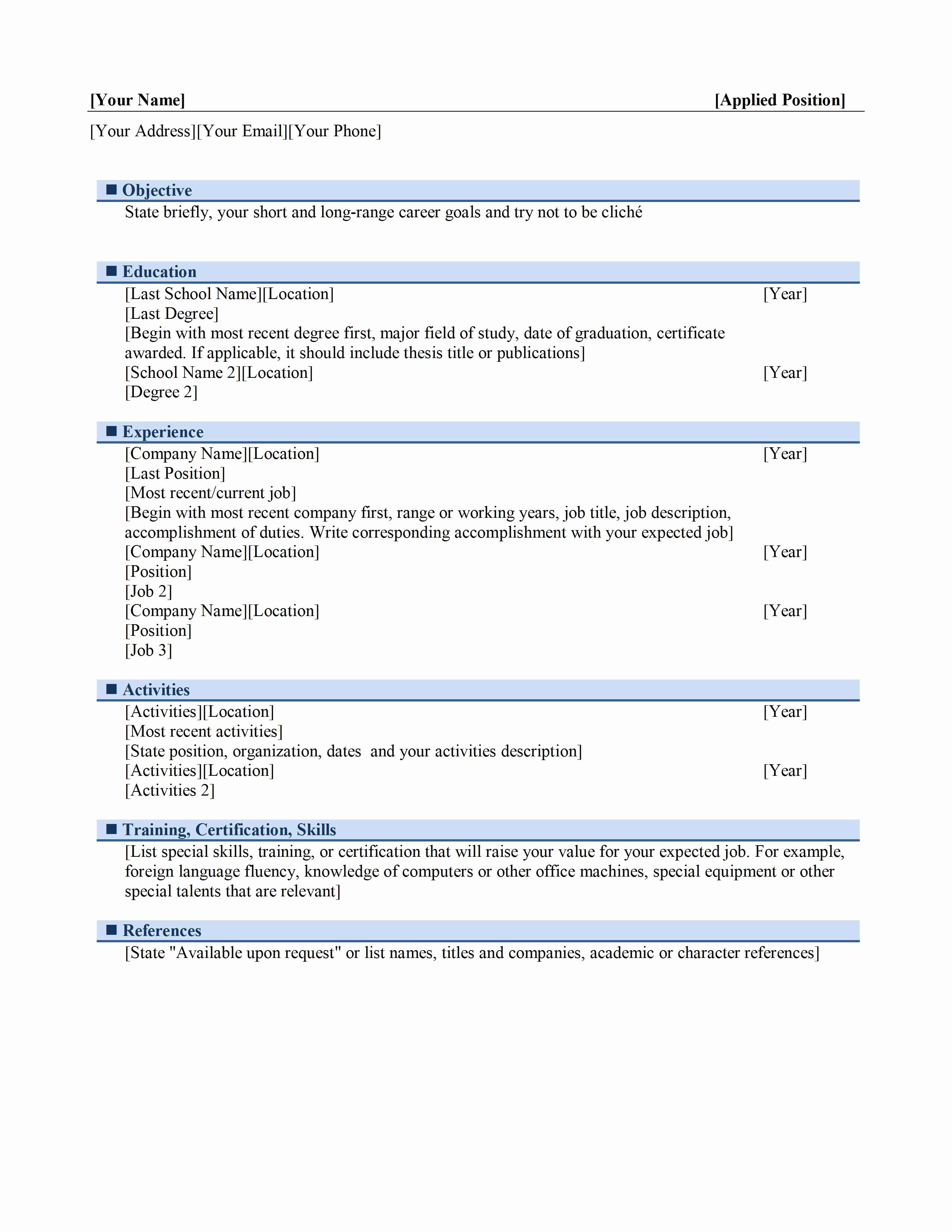 create-your-own-resume-template-in-word-addictionary