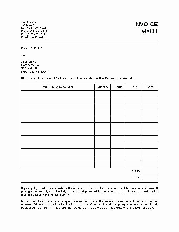 Manual Receipt Template format Invoice form – Shopsapphire