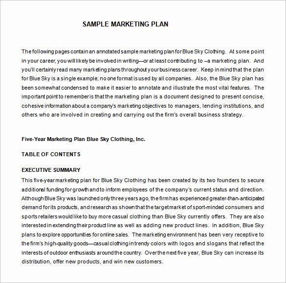 Marketing Proposal Template 28 Free Sample Example
