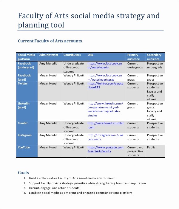 Marketing Strategy Plan Template 12 Word Pdf Documents