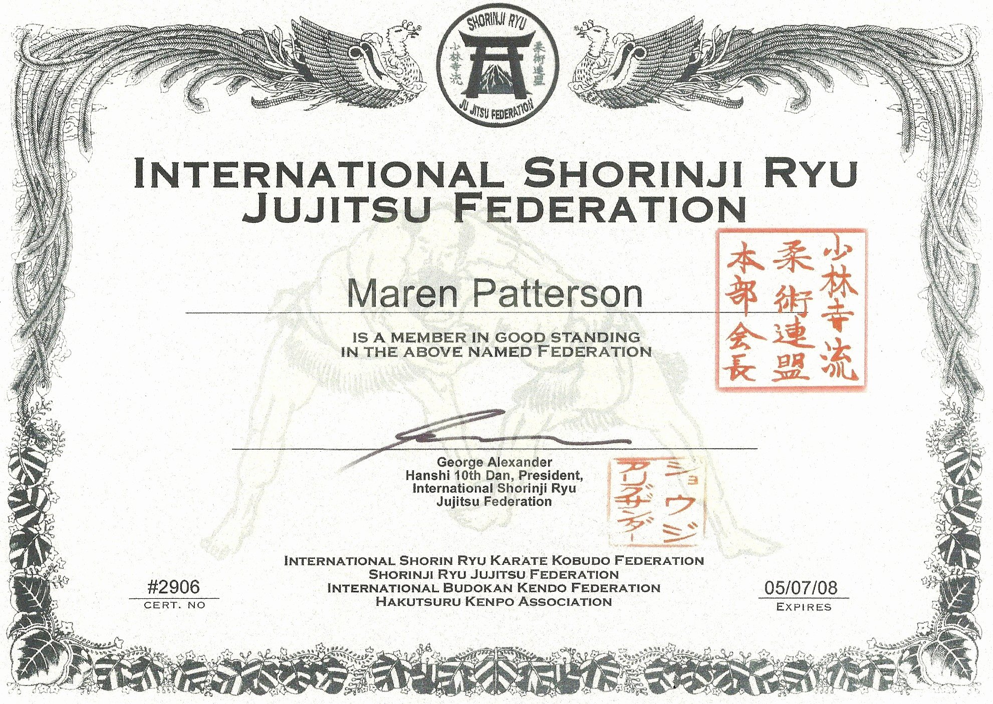 Martial Arts Certificate Templates