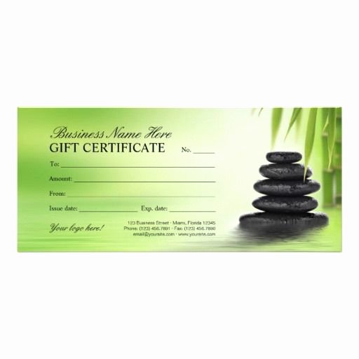 Massage Gift Certificate 11 Templates – Inhoxa Templates