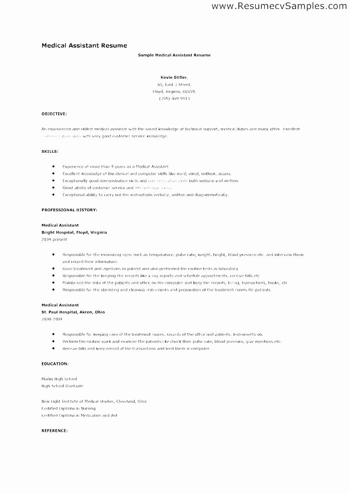 Medical Administrative assistant Objective Examples Resume