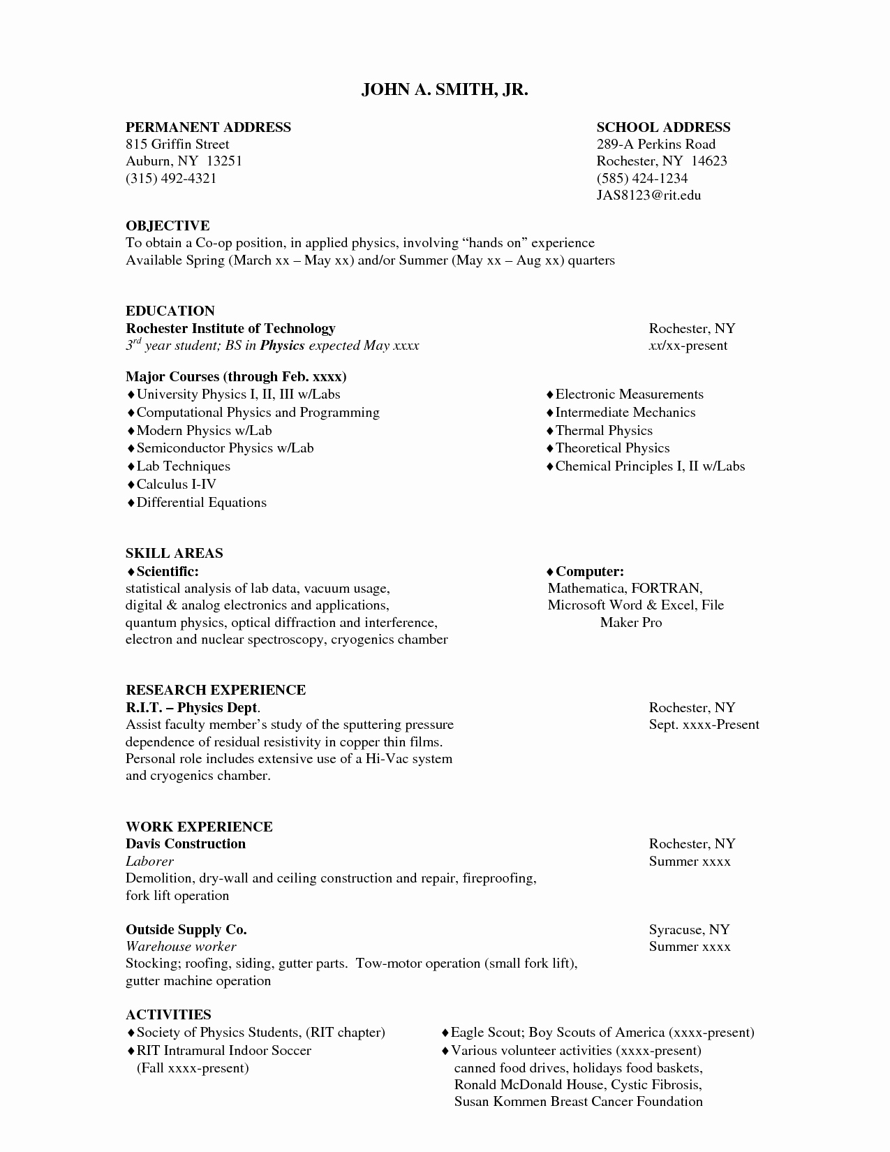 Medical Billing and Coding Resume Example