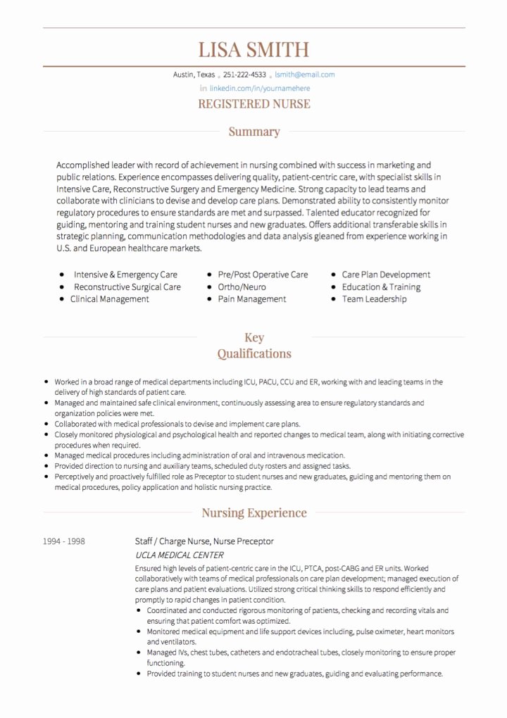 Medical Cv Examples and Template