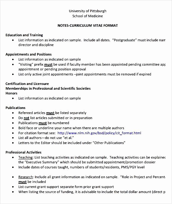 medical cv template printable 2