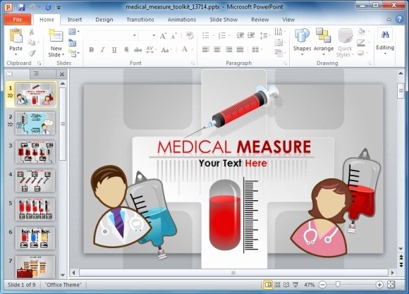 Medical Powerpoint Template toolkit