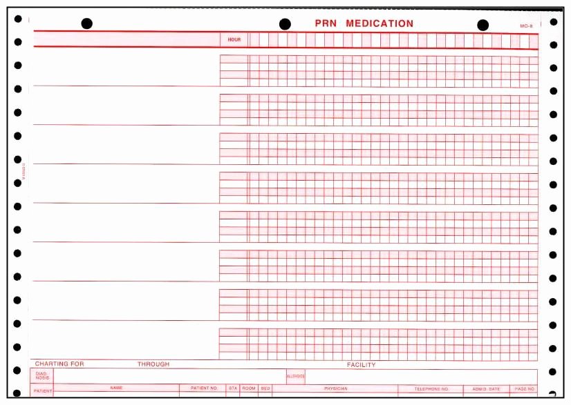 Medication Administration Record form to Pin