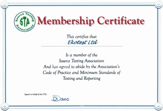 certificate of membership templates