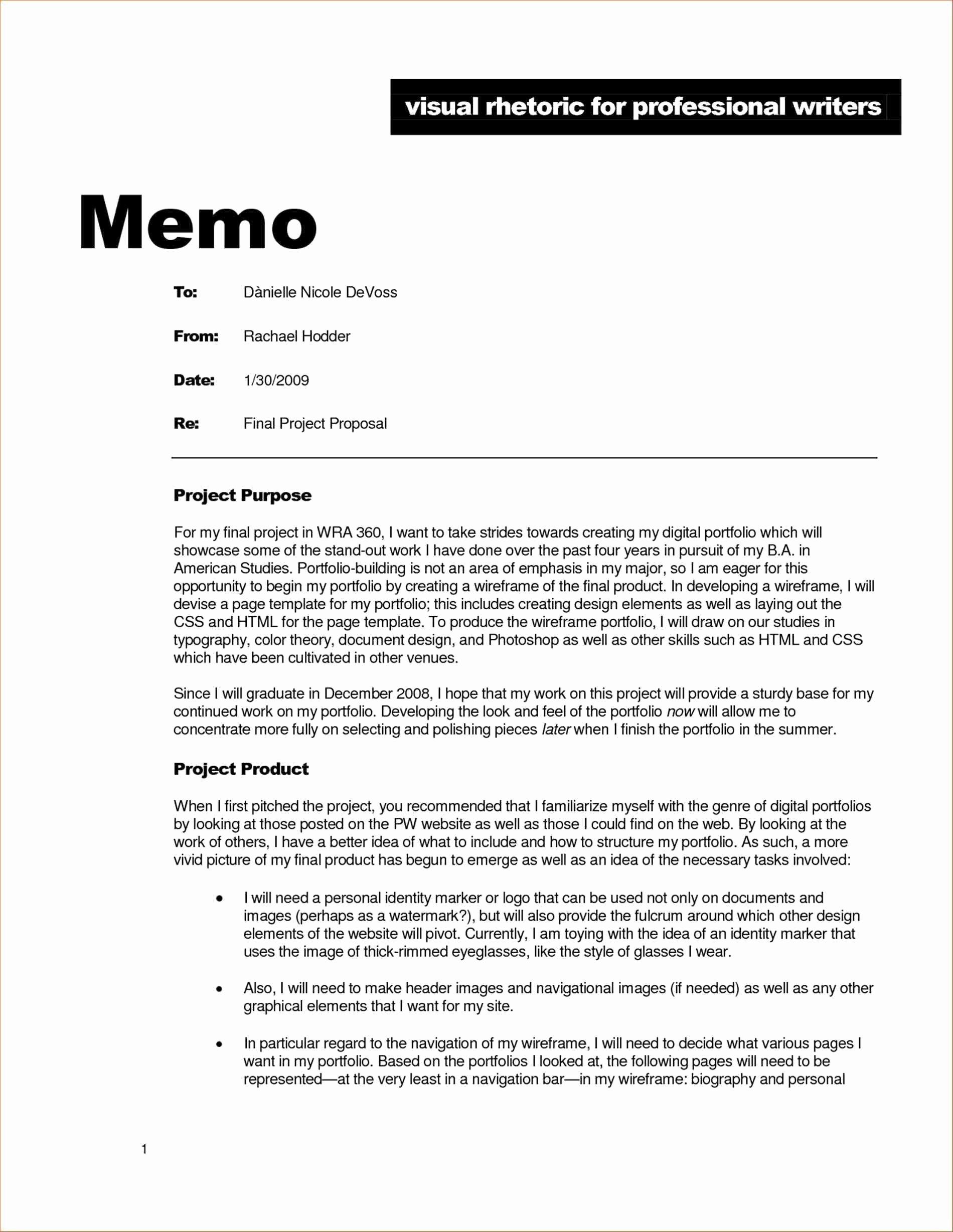 Memo Template Google Docs