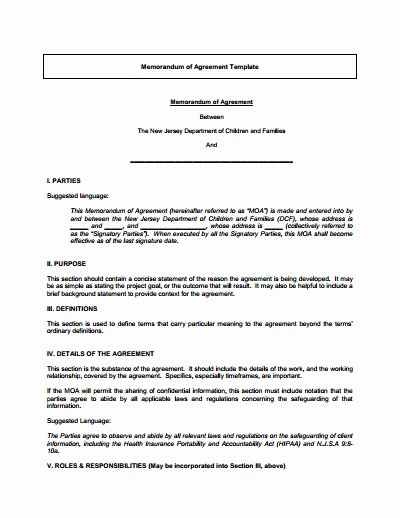 Memorandum Of Understanding Download Edit Fill &amp; Print