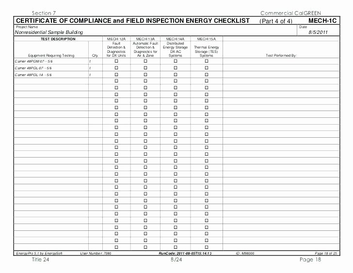 Mercial Building Inspection Checklist Template Mercial