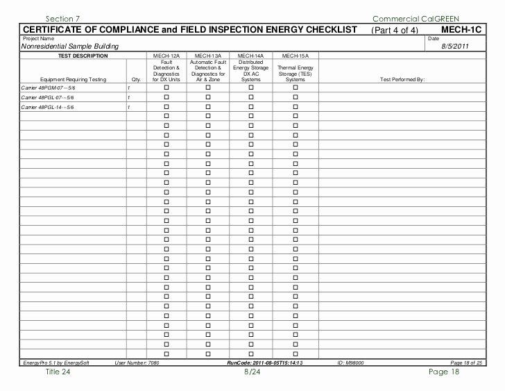 Mercial Calgreen Building Enery Analysis Report