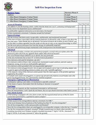 Mercial Property Building Inspection Checklist Template