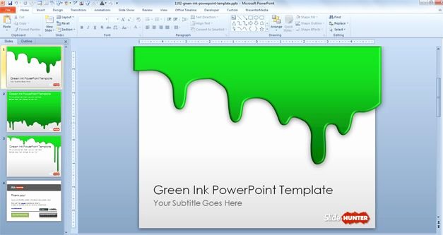 Microsoft Powerpoint Template 2010 Funkymefo