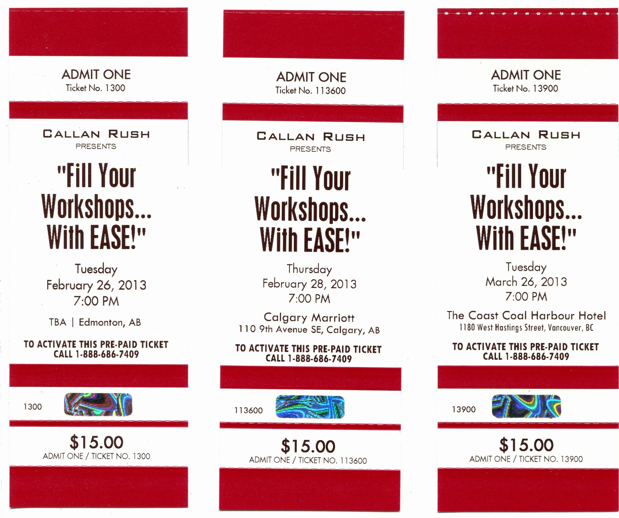 Microsoft Word event Ticket Template