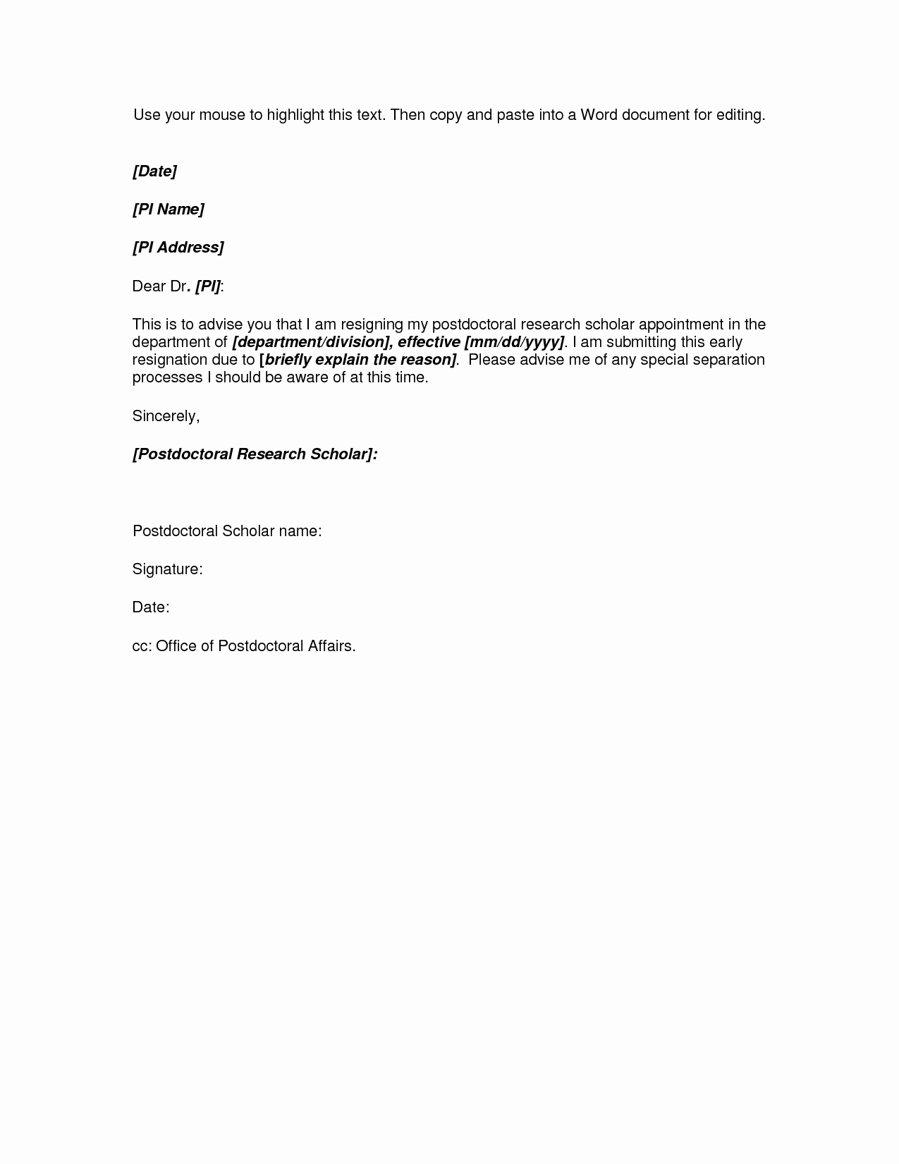 Microsoft Word Resignation Letter Portablegasgrillweber