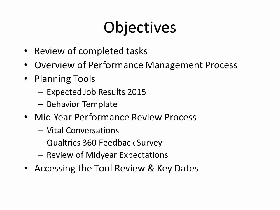 Mid Year Performance Review Process Ppt Video Online