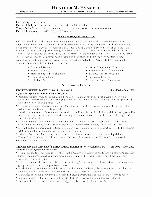military veteran resume examples