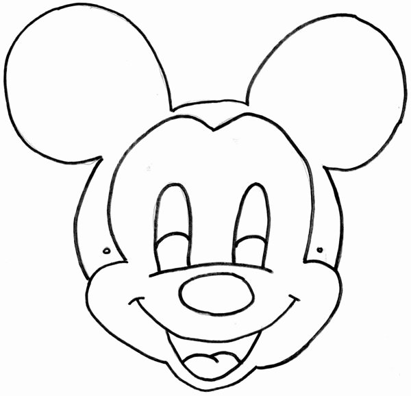 Minnie Mouseprintable Masks to Color