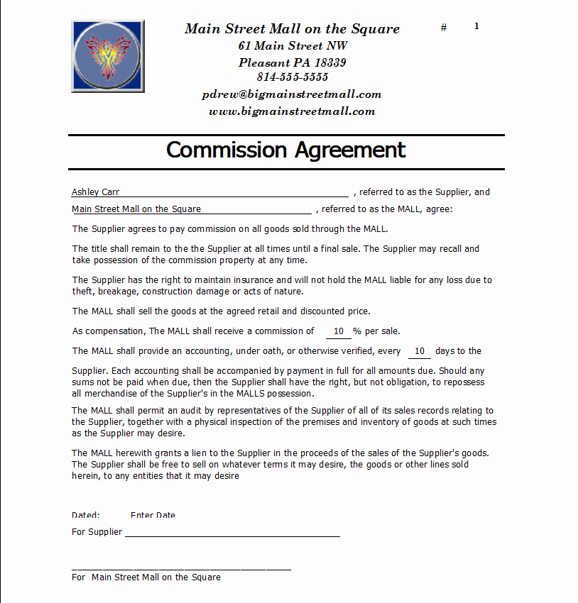 Mission Agreement Templates