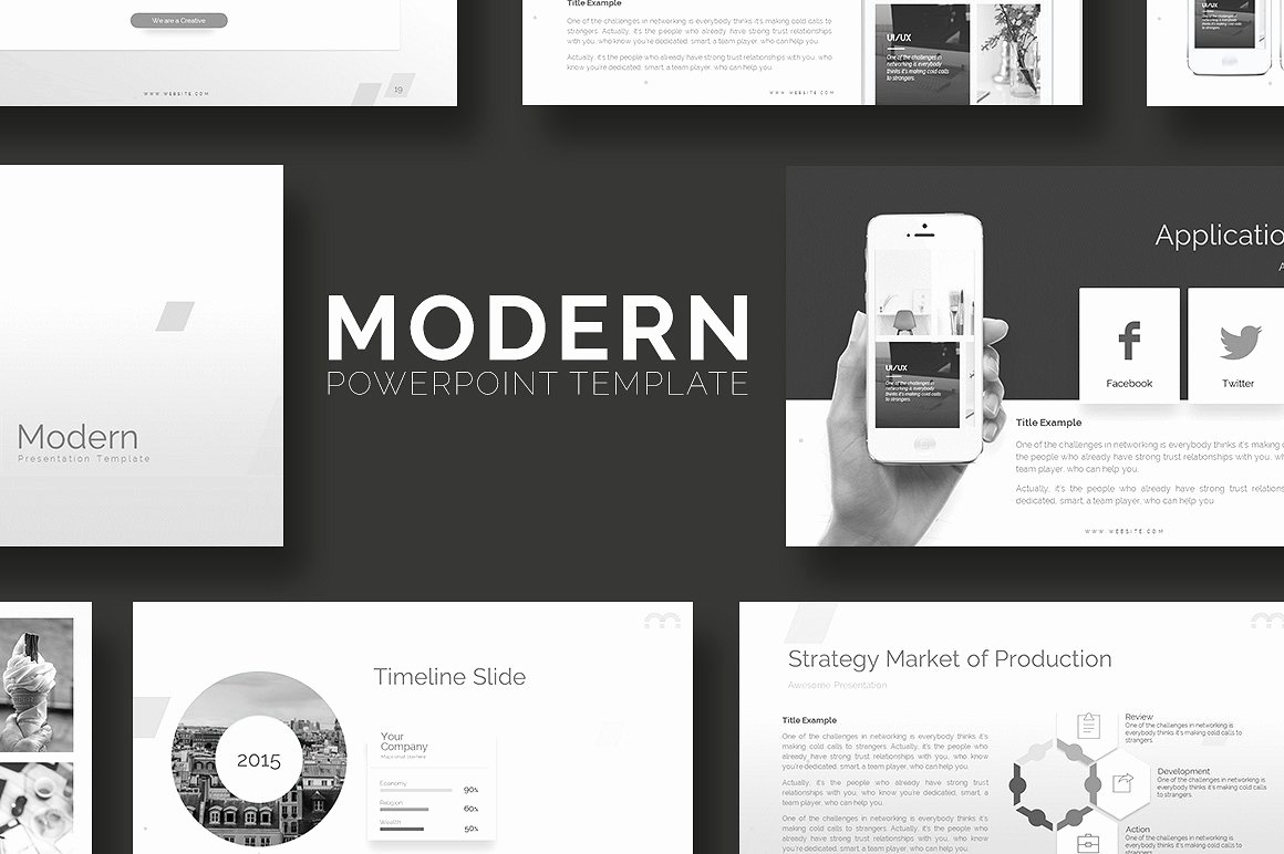 Modern Powerpoint Template Presentation Templates