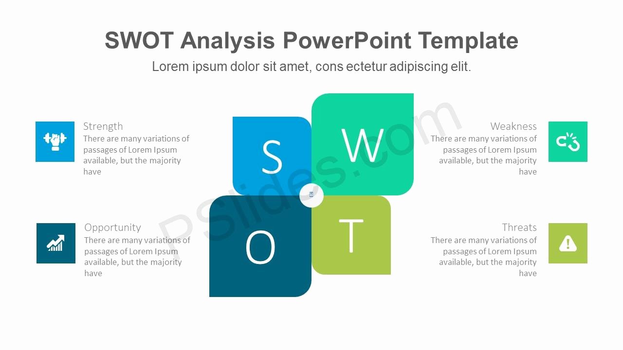 Modern Swot Powerpoint Template