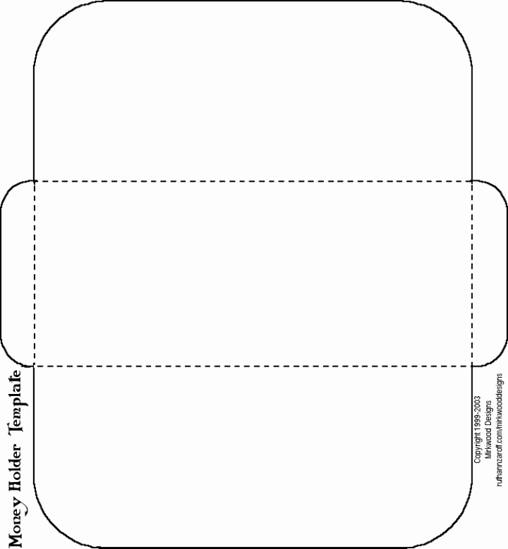 Money Holder Template Just Decorate It for Christmas