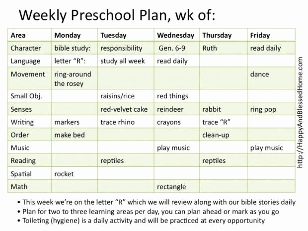 Montessori Preschool with Montessori Planning Charts